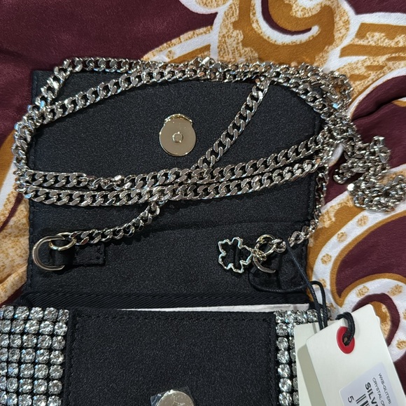 NWT - Ted Baker silver crystal Crossbody wallet bag. - Picture 4 of 10